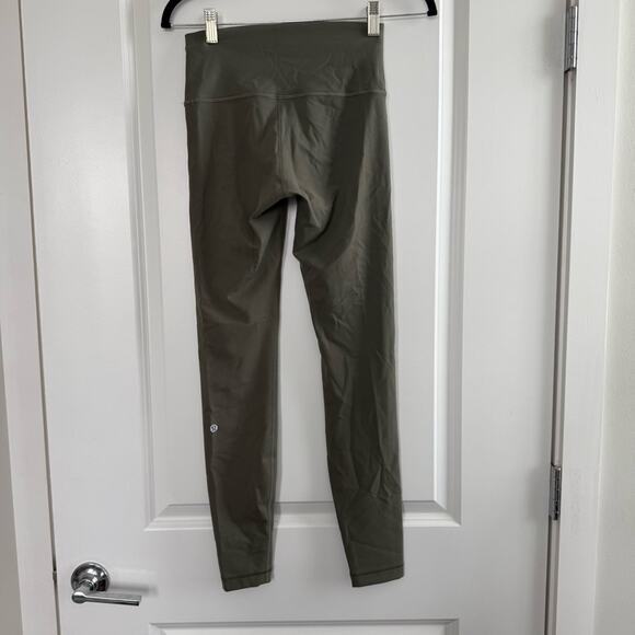 Lululemon Wunder Train High-Rise Tight 28" Army Green - Picture 9 of 14